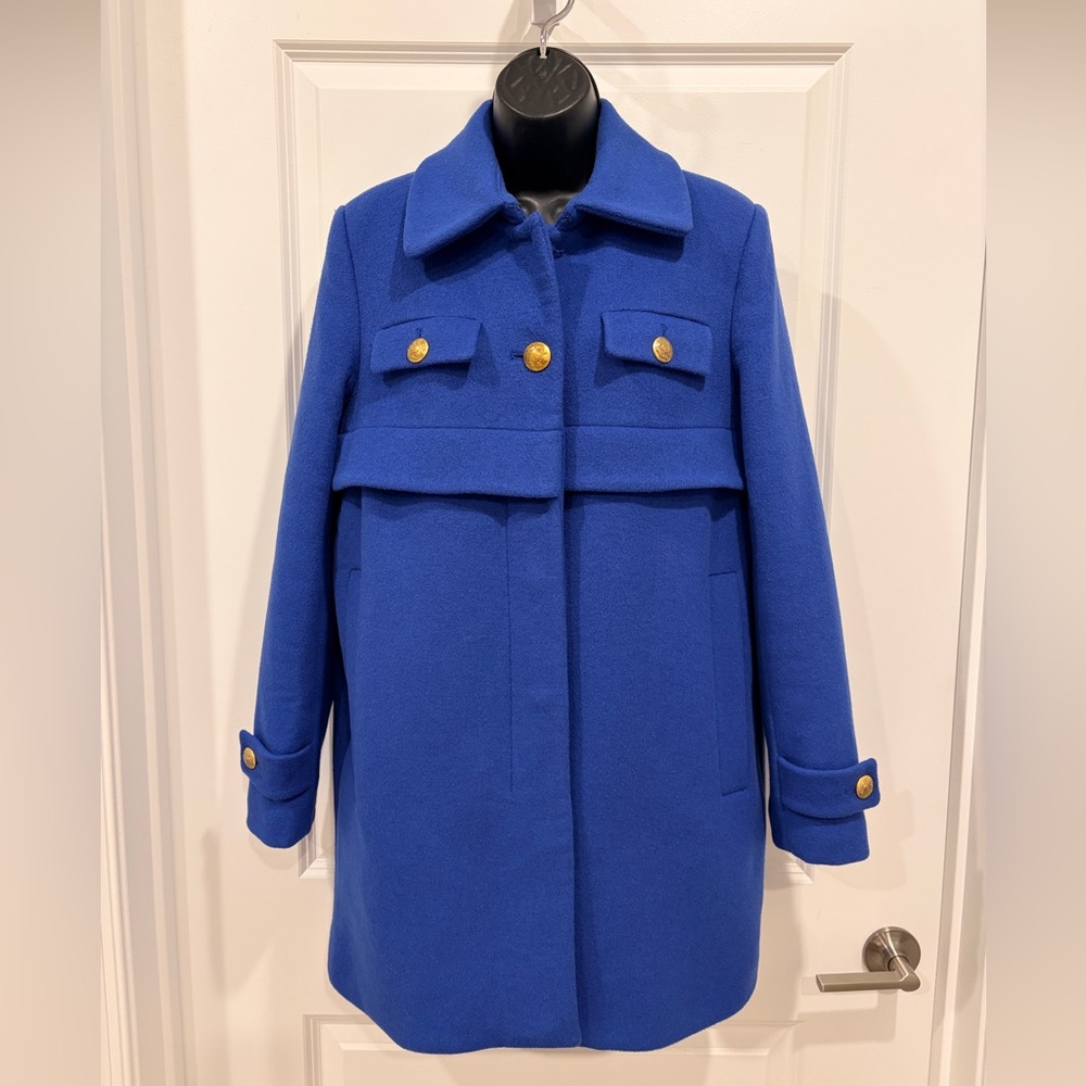 Joe Fresh Royal Blue Women's Wool Coat